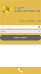 Mobile Screenshot of justconveyancing.net.au